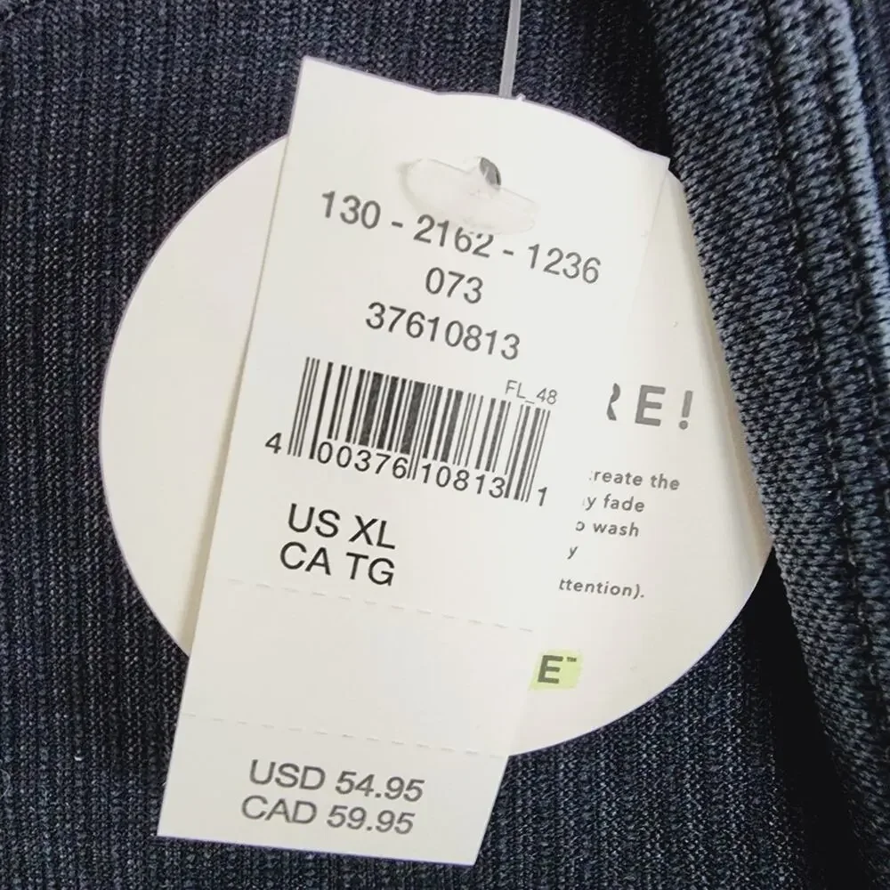 Aerie OFFLINE Sidewalk Seamless Ribbed Long Sleeve Crop Top Black XL NWT Stretch - Picture 5 of 7